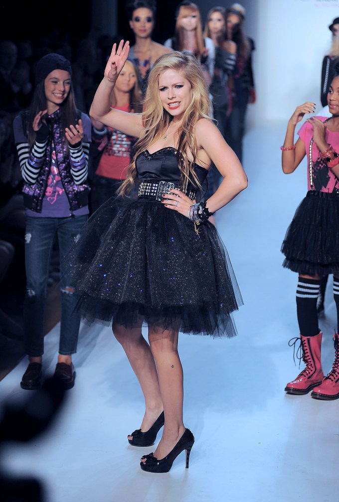 Avril Lavigne At Her ‘Abbey Dawn’ Fashion Show