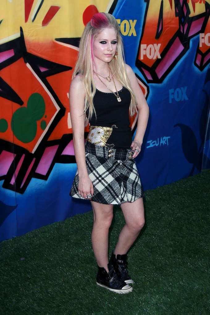 Avril Lavigne At The 2007 The Teen Choice Awards