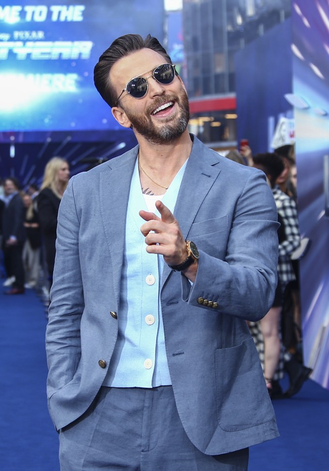 Chris Evans At The London Premiere Of ‘Lightyear’
