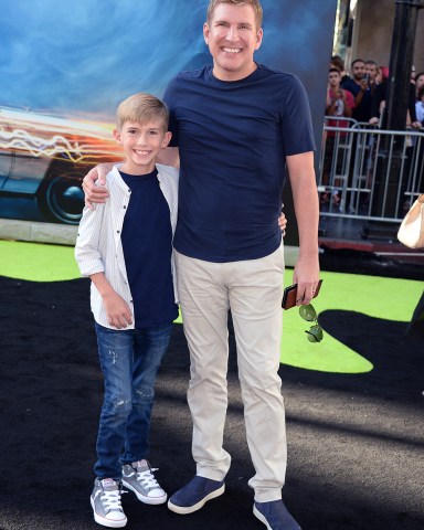 Todd Chrisley and son Grayson Chrisley
'Ghostbusters' film premiere, Arrivals, Los Angeles, USA - 09 Jul 2016
Ghostbusters - Los Angeles Premiere