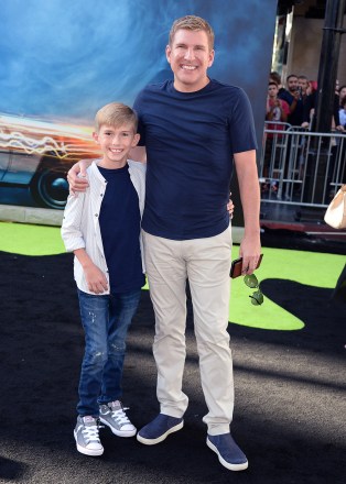 Todd Chrisley e filho Grayson Chrisley 'Ghostbusters' estréia do filme, Chegadas, Los Angeles, EUA - 09 de julho de 2016 Ghostbusters - Los Angeles Premiere