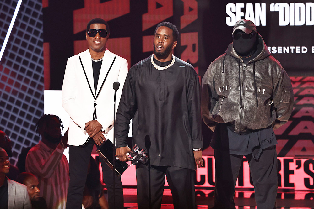 Kanye West, Babyface, Sean 'Diddy' Combs BET Awards 2022, Show, Microsoft Theater, Los Angeles, California, USA - June 26, 2022