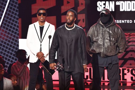 Kanye West, Babyface, Sean 'Diddy' Combs BET Awards 2022, Show, Microsoft Theater, Los Angeles, Kalifornia, USA - 26 czerwca 2022