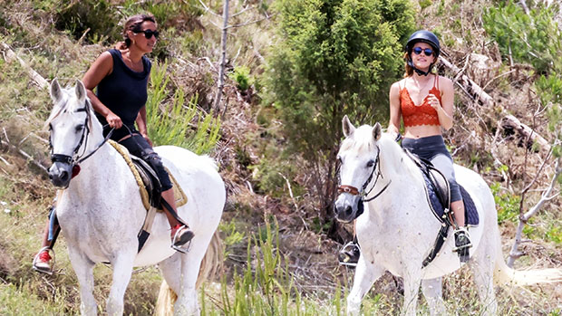 Emma Watson Enjoys Horseback Riding While Wearing Crop Top On Spain Vacation With Friends: Photo
