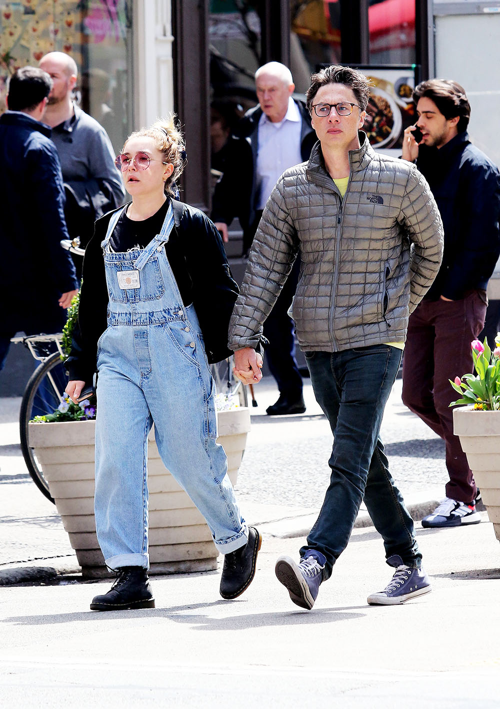 Zach Braff Spotted Hand-In-Hand With New Girlfriend, Florence Pugh In NYC