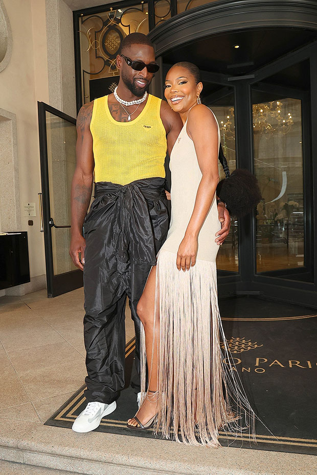Dwayne Wade and Gabrielle Union