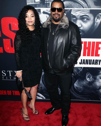 Ice Cube, Kimberly Woodruff
'Den of Thieves' film premiere, Arrivals, Los Angeles, USA - 17 Jan 2018
