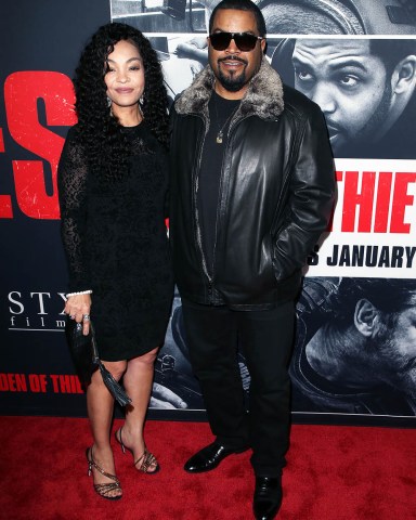 Ice Cube, Kimberly Woodruff
'Den of Thieves' film premiere, Arrivals, Los Angeles, USA - 17 Jan 2018
