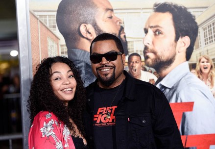 Ice Cube, a cast member in "Fist Fight," poses with his wife Kimberly Woodruff at the premiere of the film, in Los Angeles
World Premiere of "Fist Fight" - Arrivals, Los Angeles, USA - 13 Feb 2017