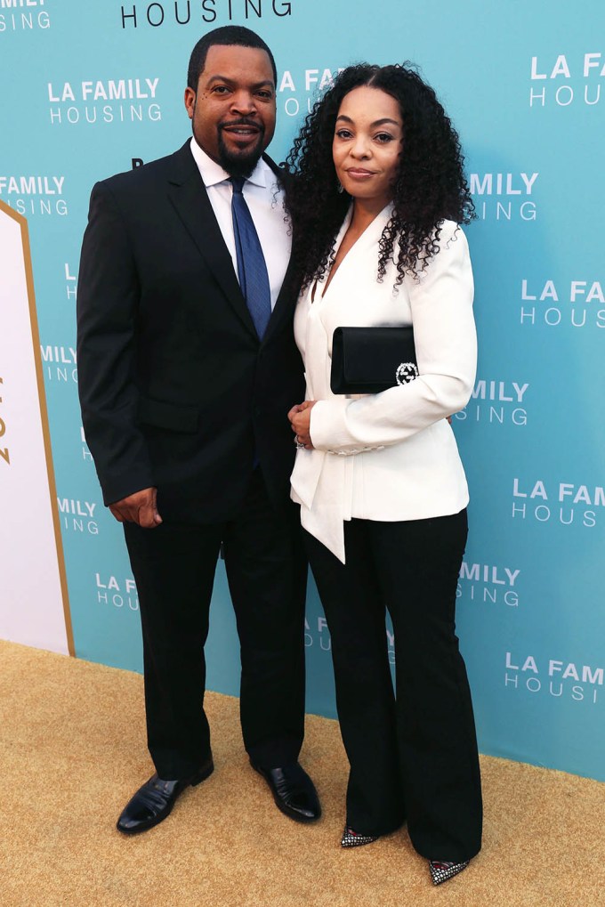 Ice Cube & Kim Woodruff At LA Family Housing Awards