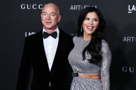 American entrepreneur/founder and executive chairman of Amazon.com Jeff Bezos and his girlfriend/American presenter Lauren Sanchez arrive at the 10th Annual LACMA Art + Film Gala 2021 which held at the Los Angeles County Museum of Art on November 6, 2021 in Los Angeles, California, United States.10th Annual LACMA Art + Film Gala 2021, Los Angeles, United States - November 06, 2021