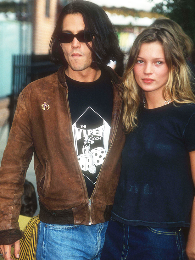 Johnny Depp, Kate Moss 