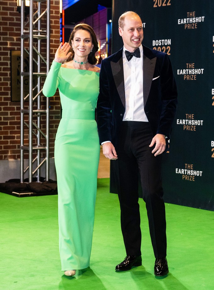 Prince William & Kate Middleton at The Earthshot Prize Awards