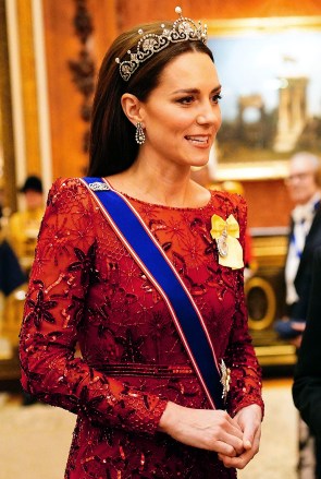 The King's Diplomatic Reception at Buckingham Palace, London, UK, on ​​the 6th December 2022. Picture by James Whatling.  06 Dec 2022 Pictured: Catherine, Princess of Wales, Kate Middleton.  Photo credit: MEGA TheMegaAgency.com +1 888 505 6342 (Mega Agency TagID: MEGA924173_001.jpg) [Photo via Mega Agency]