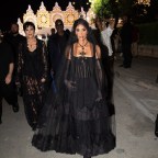 Kim Kardashian puts on a stunning display on the first night of Dolce & Gabbana's Alta Moda festivities in Puglia, Italy.