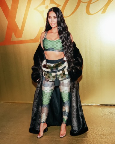 Kim Kardashian Models Sheer Black Catsuit From SKIMS: Video – Hollywood Life
