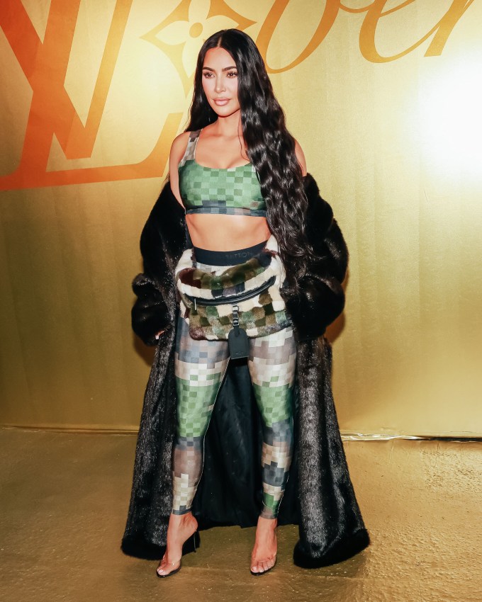 Kim Kardashian at Louis Vuitton Men’s Spring-Summer 2024 Show