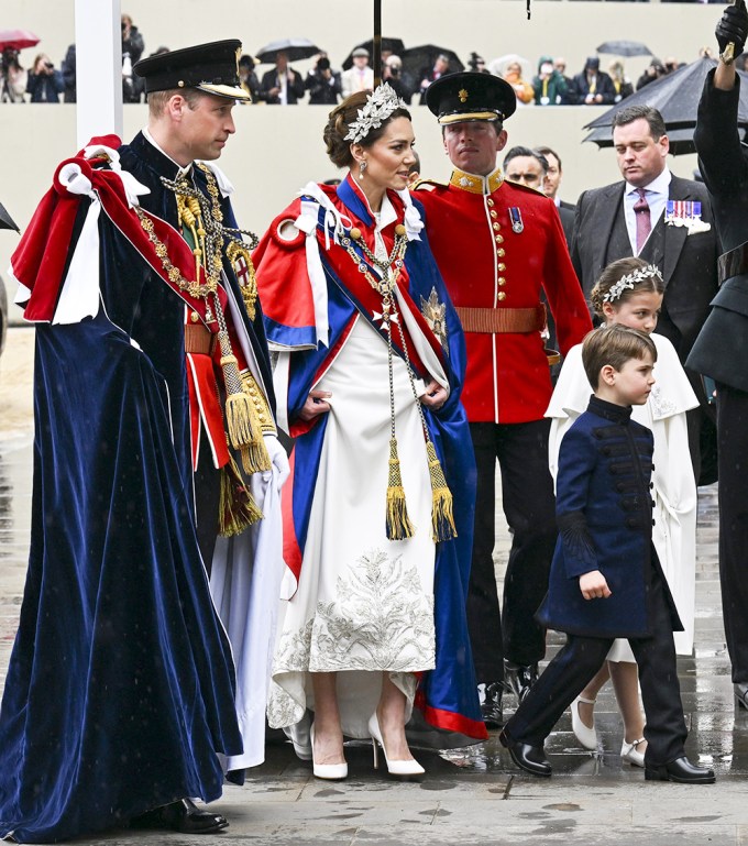 Prince William and Kate Middleton at the coronation