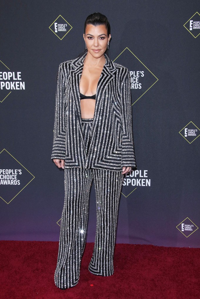 Kourtney Kardashian At The 2019 People’s Choice Awards