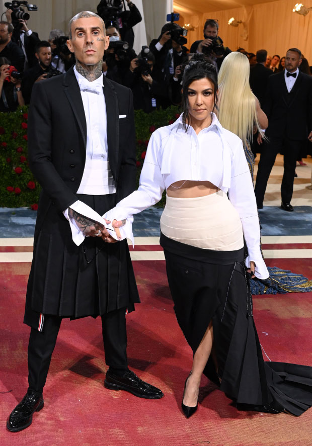 Travis Barker and Kourtney Kardashian