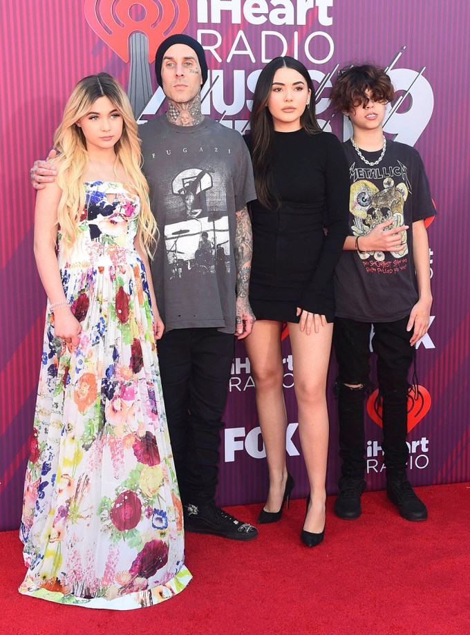 Landon Barker With His Family at the iHeartRadio Awards
