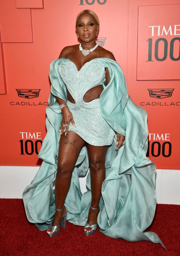 Mary J. Blige Wears Mini Dress To Time 100 Gala: Photos