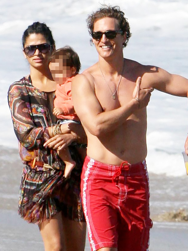 Matthew Mcconaughey Is Shirtless With Camila Alves In Swimsuit Photos Hollywood Life 7811