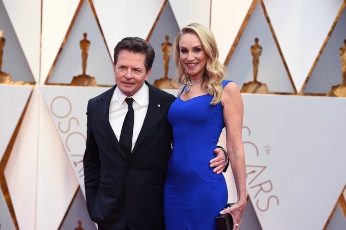 Michael J. Fox & Wife At The 2017 Oscars