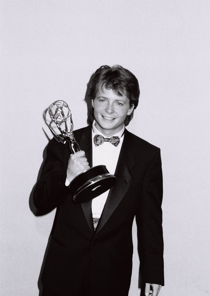 Michael J. Fox At The 1987 Emmys