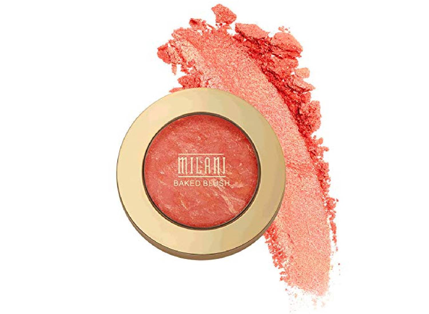 Milani Baked Blush in the peachy pink shade "Corallina"