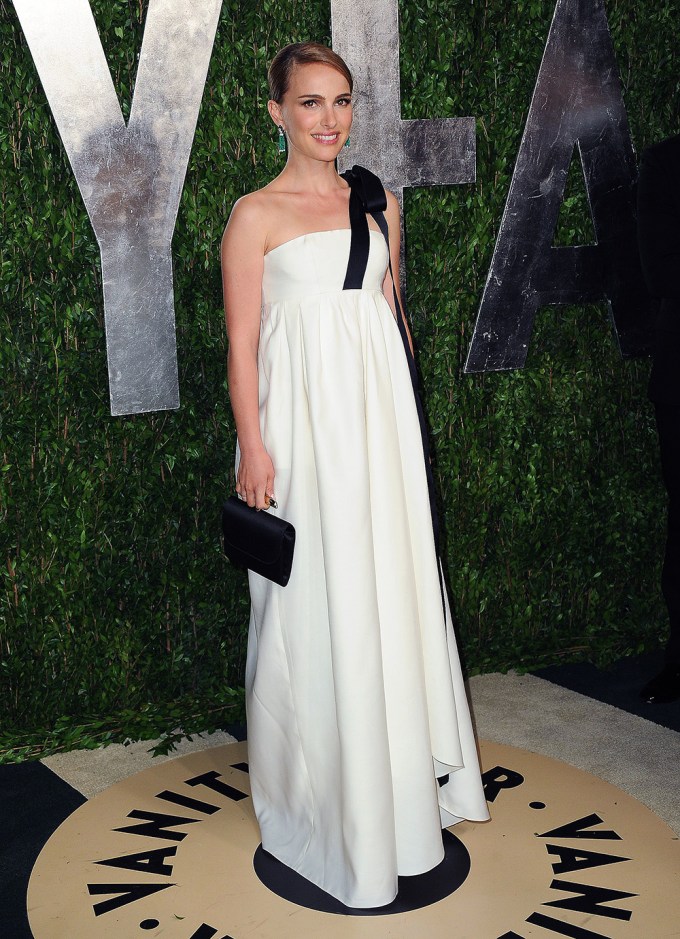 Natalie Portman At The 2013 Vanity Fair Oscar Party