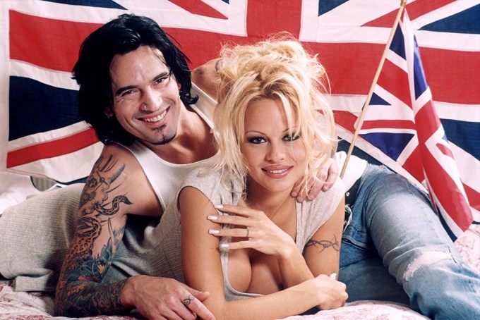 Pamela Anderson & Tommy Lee In 1995