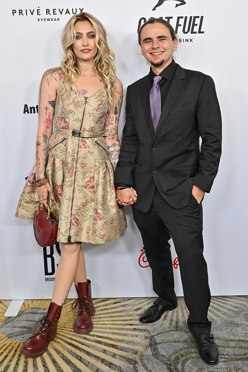 (L-R) Paris Jackson and Prince Jackson; Harold and Carole Pump Foundation Gala, Beverly Hills, Los Angeles, California, USA - 19 Aug 2022