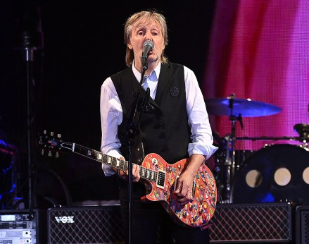 Headline Act Paul McCartney performs on the Pyramid Stage during day four of Glastonbury Festival
Glastonbury Festival, Day 4, UK - 25 Jun 2022