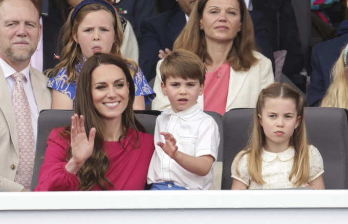 Kate Middleton & Her Kids Enjoy The Platinum Jubilee