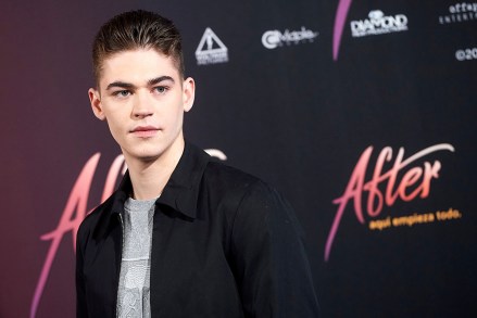 Hero Fiennes-Tiffin 'After' film photocall, Madrid, Spain - 26 Mar 2019
