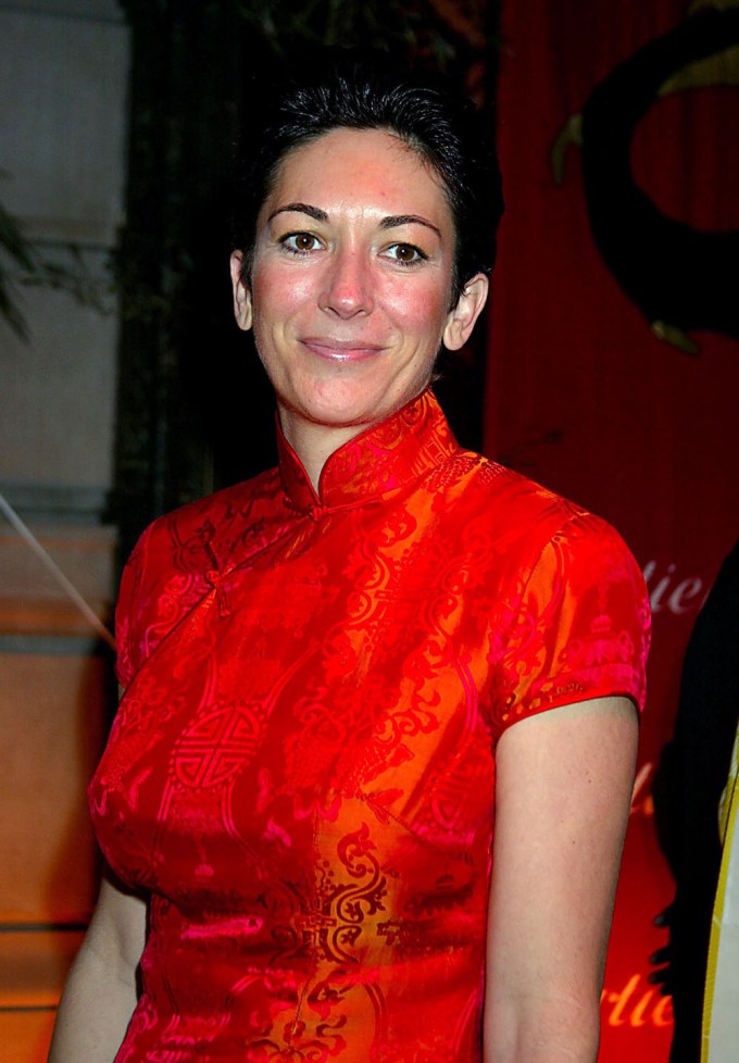 Ghislaine Maxwell At A 2003 Cartier Gala