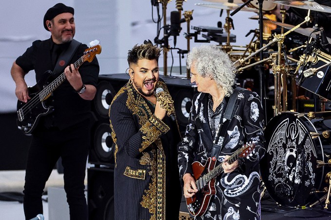 Adam Lambert Performs With Queen At The Platinum Jubilee