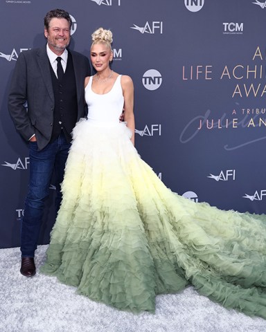 Blake Shelton and Gwen StefaniAFI Life Achievement Award and Gala, Arrivals, Hollywood, Los Angeles, California, USA - 09 Jun 2022