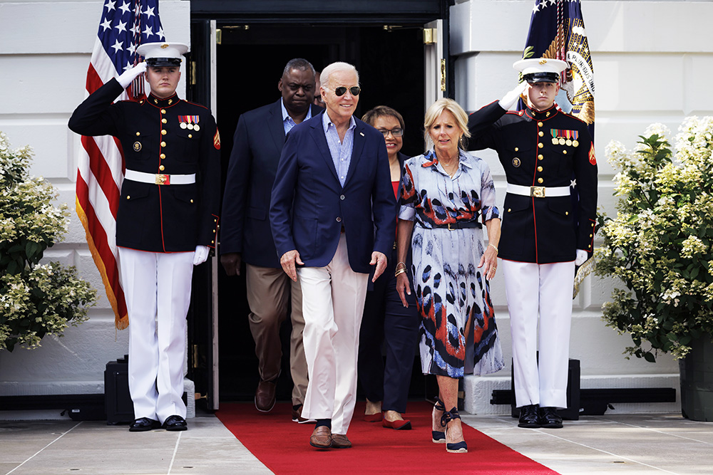 Fourth of July event on the South Lawn of the White House, Washington, USA - 04 Jul 2023