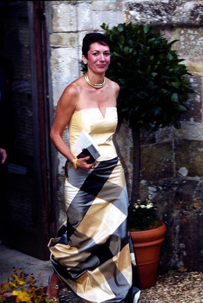 Ghislaine Maxwell At A 2000 Wedding