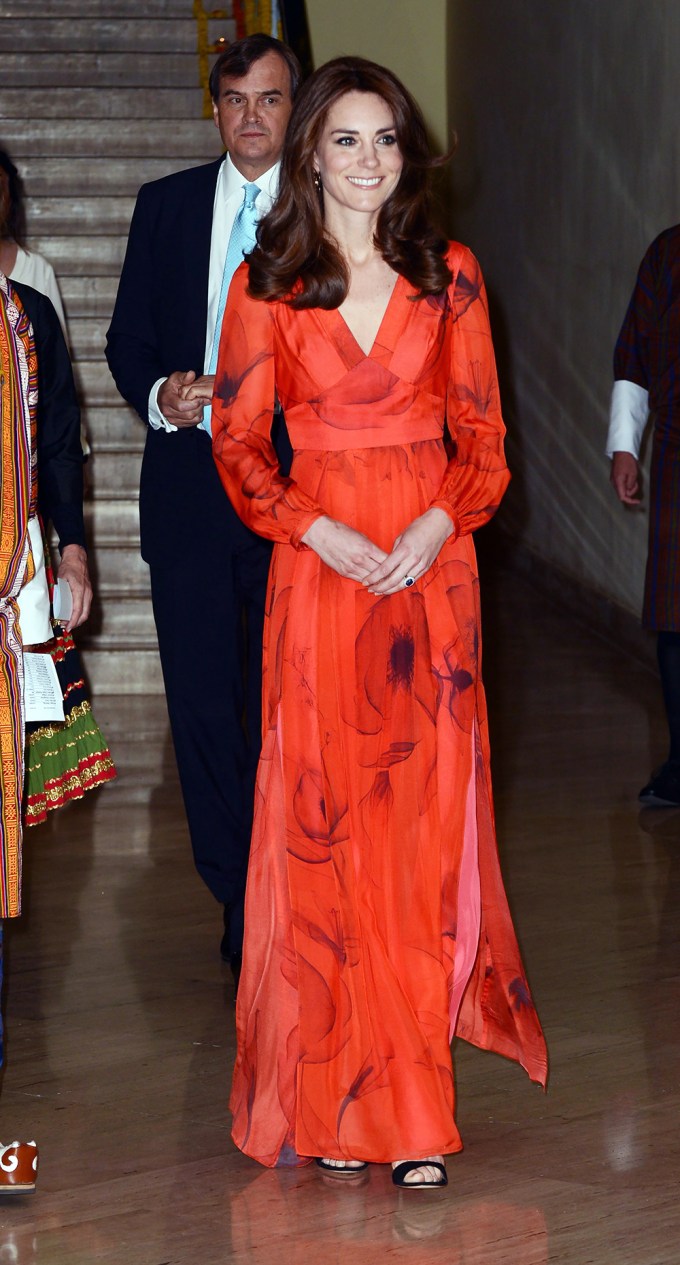 Kate Middleton In Orange