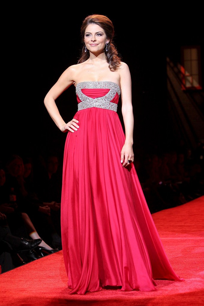 Maria Menounos Walks The Heart Truth Red Dress Collection Show