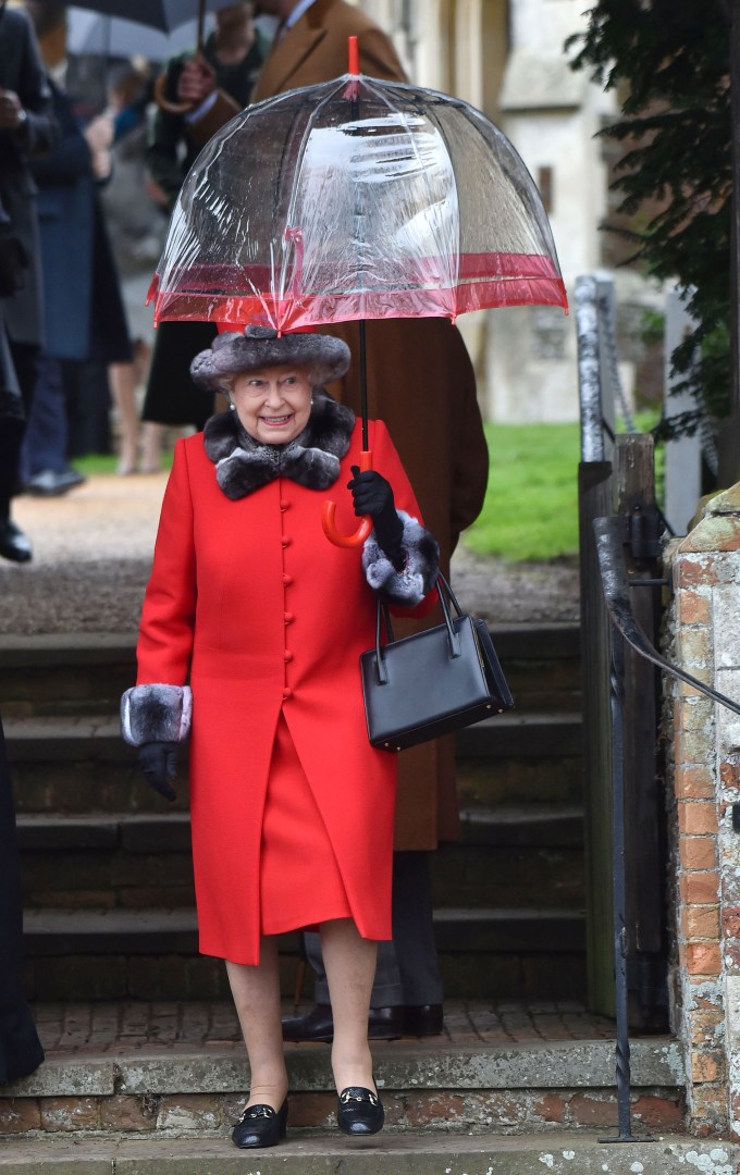 The Queen In A Red Coat