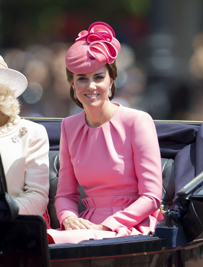Kate Middleton In Bright Pink