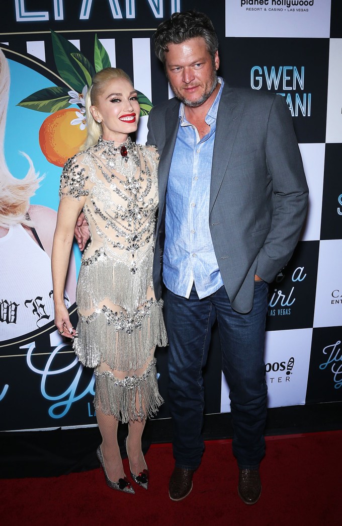 Blake Shelton & Gwen Stefani at Her Vegas Residency