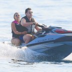 Sofia Richie and Elliot Grainge seen jet-skiing near Cannes