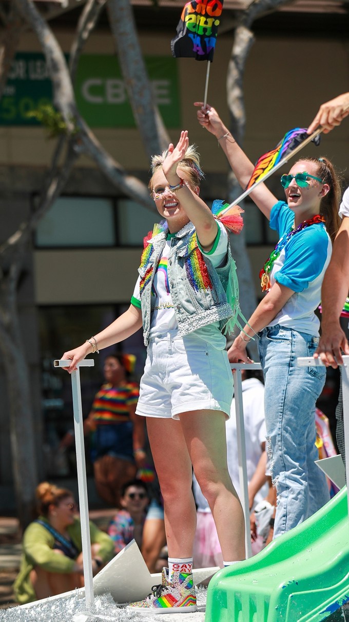 JoJo Siwa & Girlfriend Kylie Prew At West Hollywood Pride