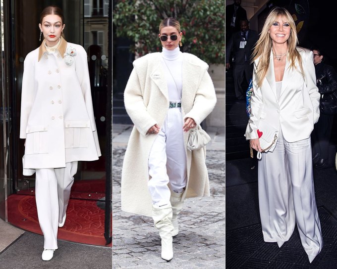 Stars In Head-To-Toe White Outfits