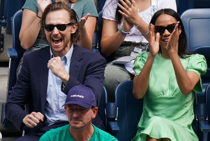 Tom Hiddleston & Zawe Ashton at US Open